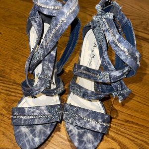 Denim 4.5in heels